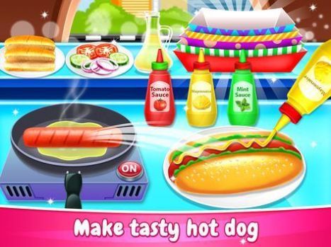 食品烹饪大厨(Street Food Maker Cooking Game)截图