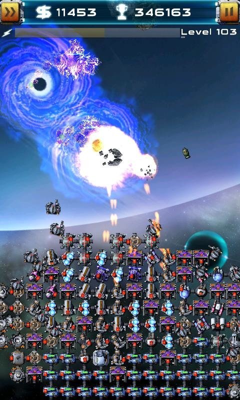 空间站塔防2中文(Asteroid Defense 2)截图