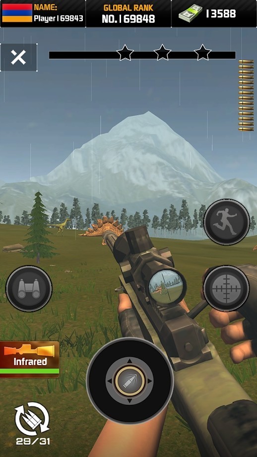 射击野生恐龙Wild Animal Hunt 2021: Dino Hunting Games截图