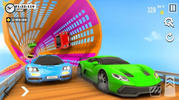 危险天空超跑特技(Stock Car Stunt Car Games)截图