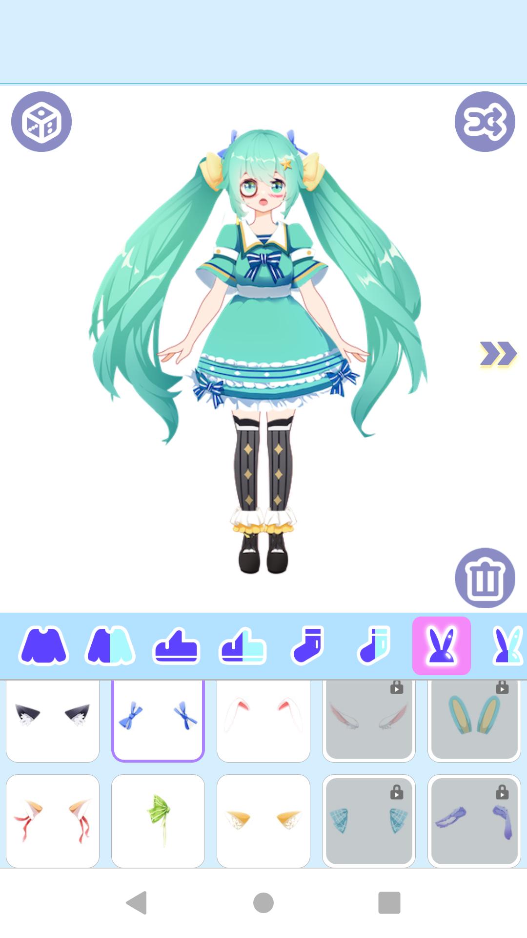 Lolita Avatar: Anime Avatar Maker(粉彩小萝莉换装)截图