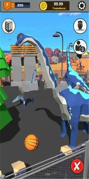 闲置侏罗纪动物园Idle Jurassic Zoo 3D截图