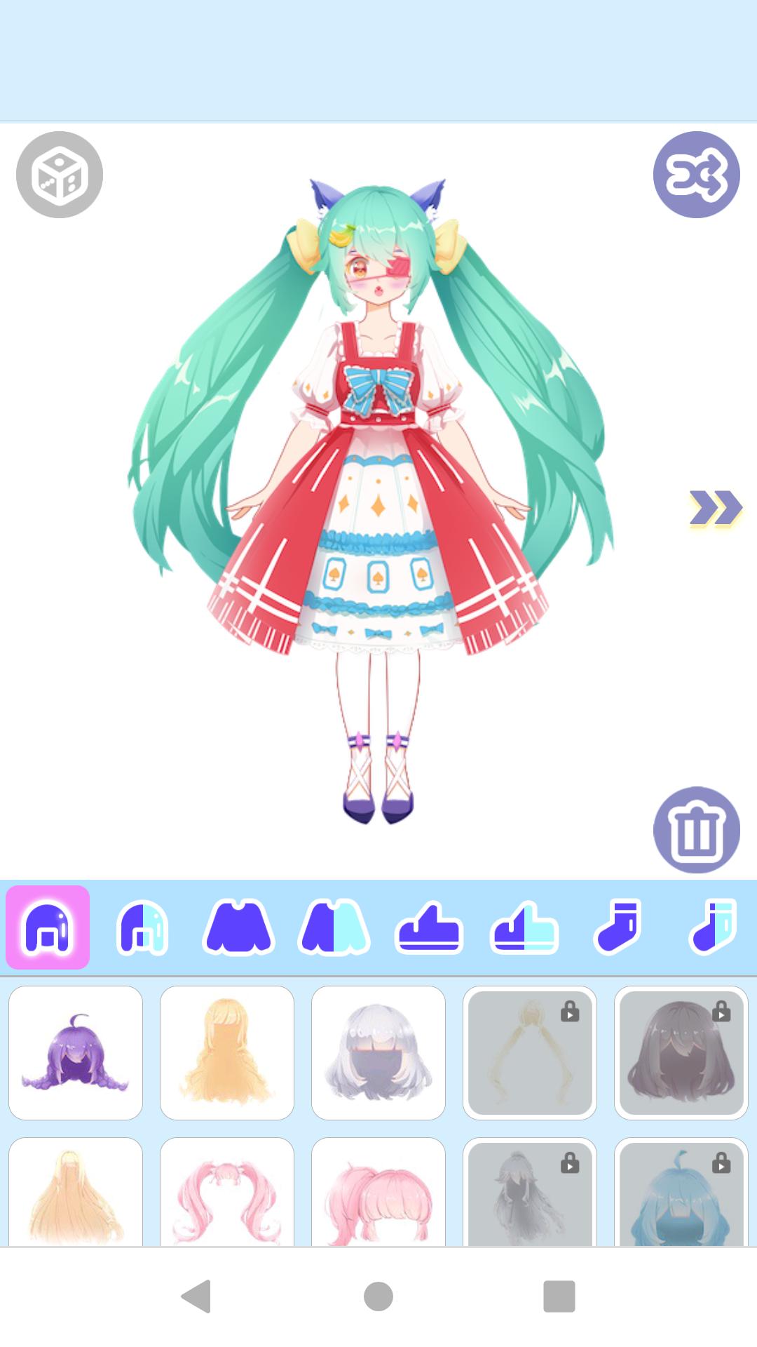 Lolita Avatar: Anime Avatar Maker(粉彩小萝莉换装)截图