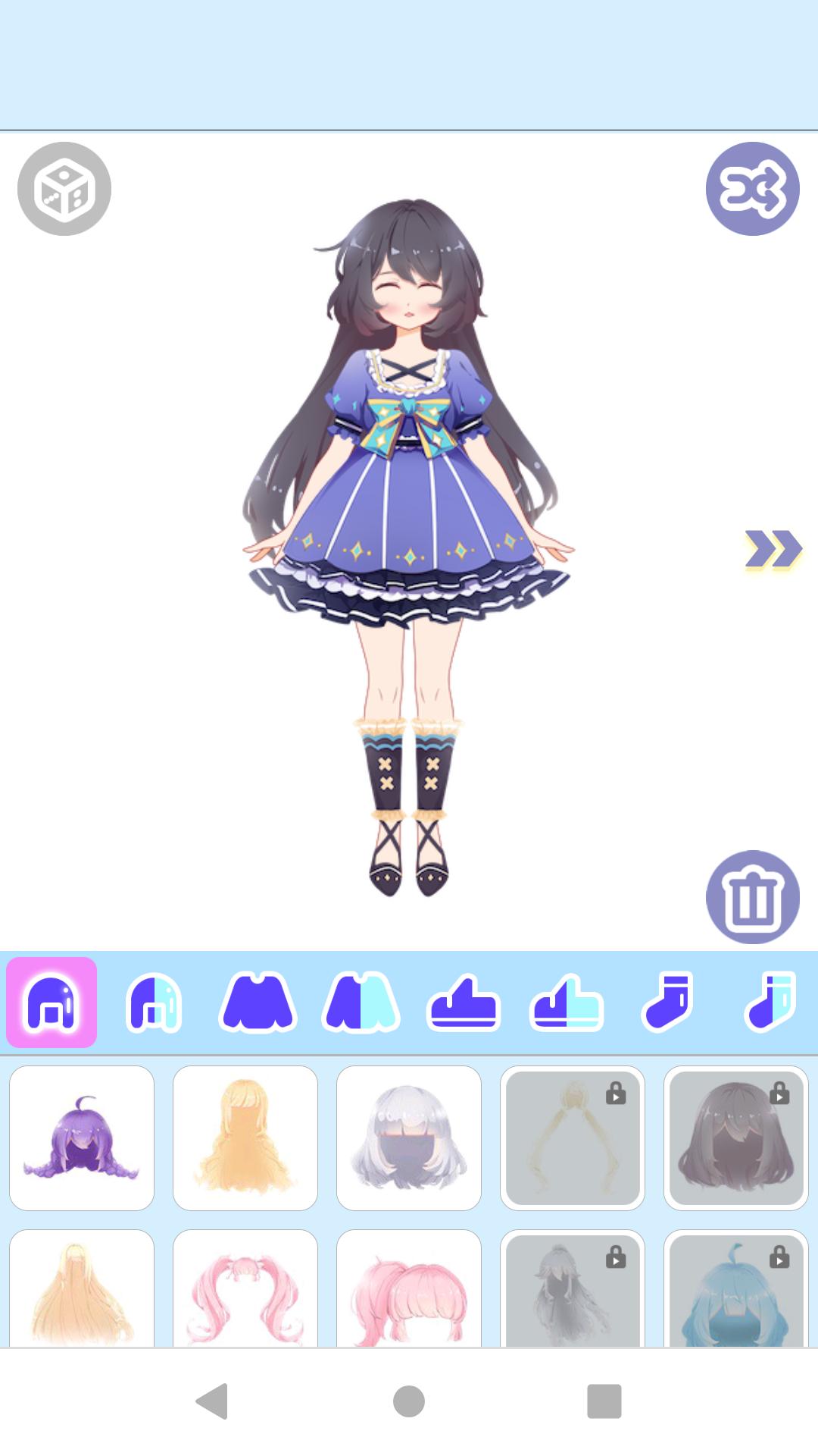 Lolita Avatar: Anime Avatar Maker(粉彩小萝莉换装)截图