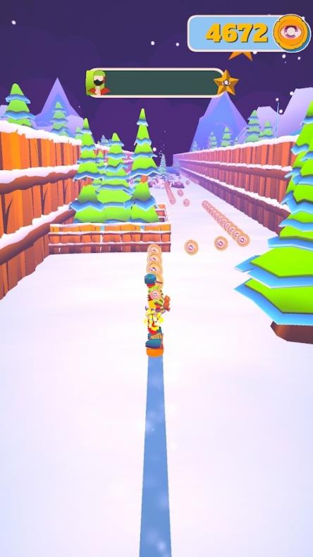 Snowdown(下雪滑雪板大师3D)截图