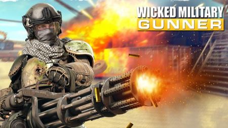 战争机枪射击Wicked military gunner ops