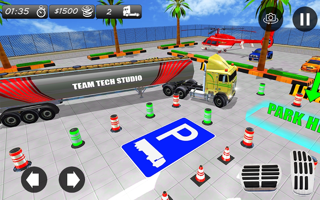 重型卡车模拟器停车Truck Parking and Driving Game