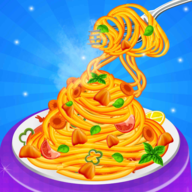 Make Pasta In Cooking Kitchen(在厨房做意大利面食品)