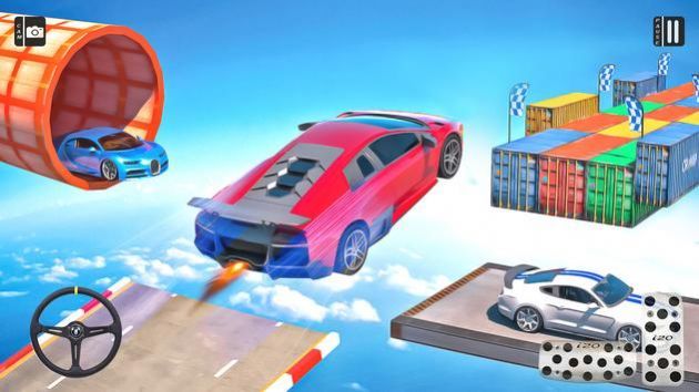 超跑巨型坡道特技3D(Car Stunt Drift)截图