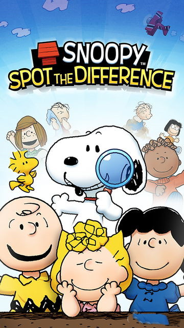 史努比找不同snoopy difference