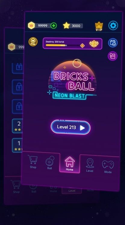 砖球霓虹灯爆炸(Ball Brick)截图