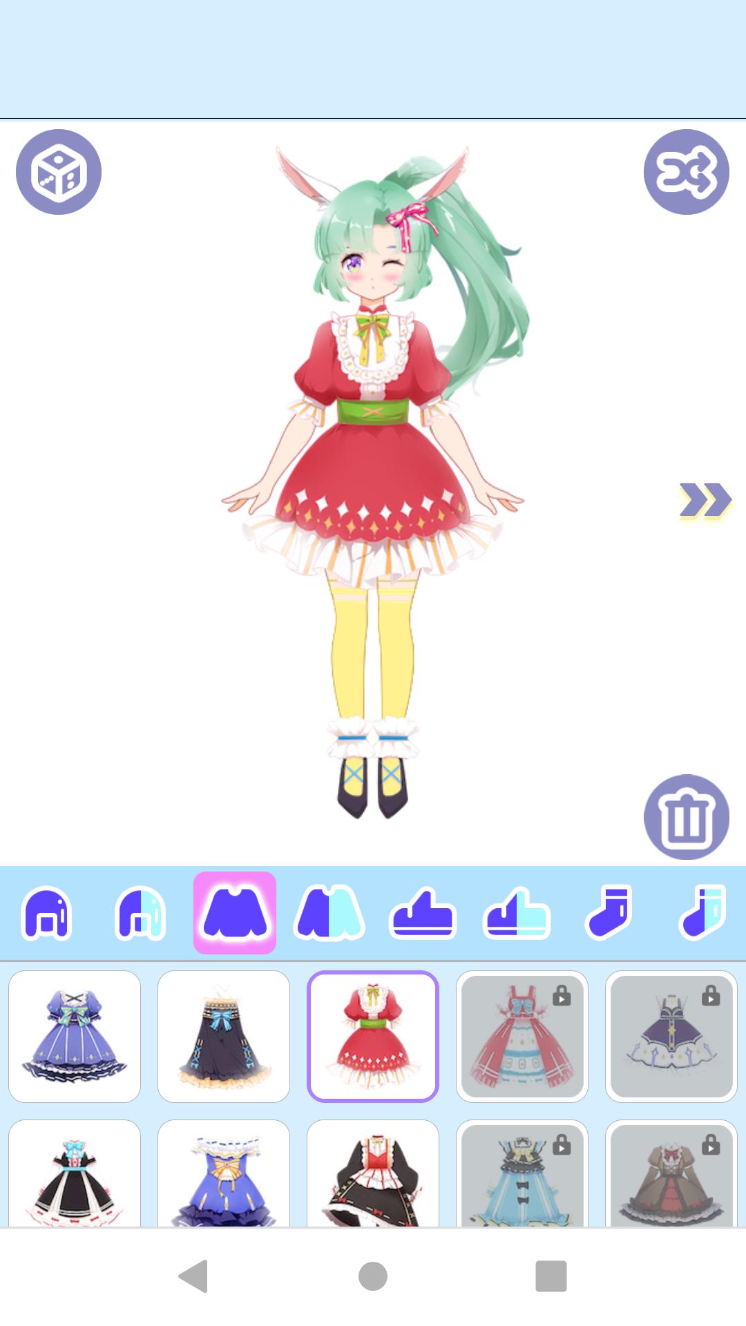 Lolita Avatar: Anime Avatar Maker(粉彩小萝莉换装)截图