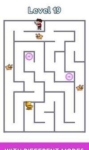 逃离迷宫厕所冲刺Maze Escape Toilet Rush截图