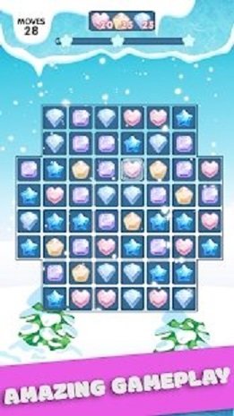 Frozen Match 3 Puzzle Game(冻结比赛)截图