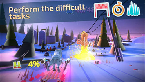 Animal Adventure: Downhill Rush(动物冒险下坡冲浪)截图