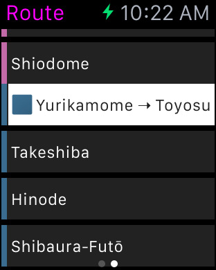 東京铁路图+ Apple Watch版截图