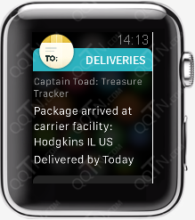 Deliveries for Apple Watch截图