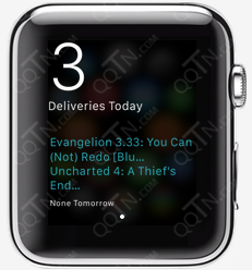 Deliveries for Apple Watch截图