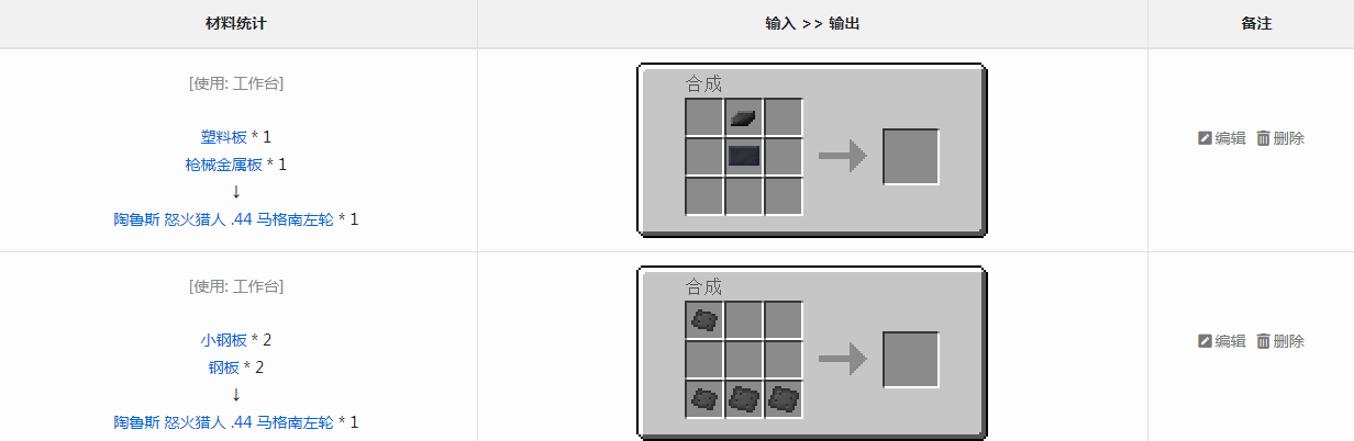 《我的世界》VMW马格南左轮怎么做