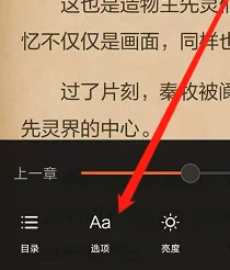 《悦读小说》字体大小设置方法