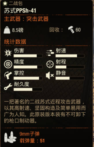 《腐烂国度2》武器 苏式PPSh-41怎么样