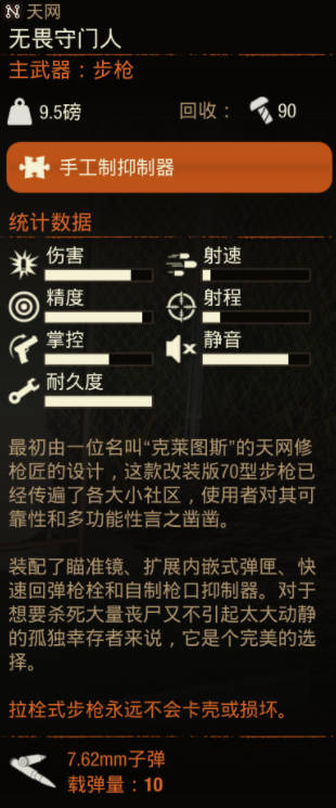 《腐烂国度2》武器 无畏守门人怎么样