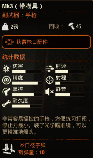 《腐烂国度2》武器 MK3(带瞄具)怎么样