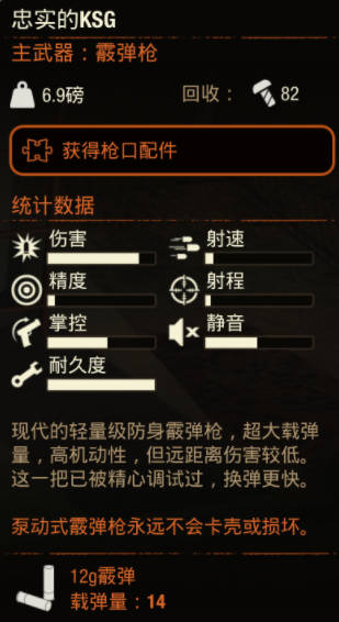 《腐烂国度2》武器 忠实的KSG怎么样