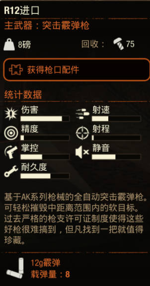 《腐烂国度2》武器 R12进口怎么样