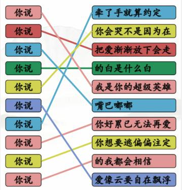 《汉字找茬王》连线你说开头的歌通关攻略