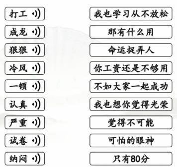 《汉字找茬王》80分完成歌曲下句通关攻略