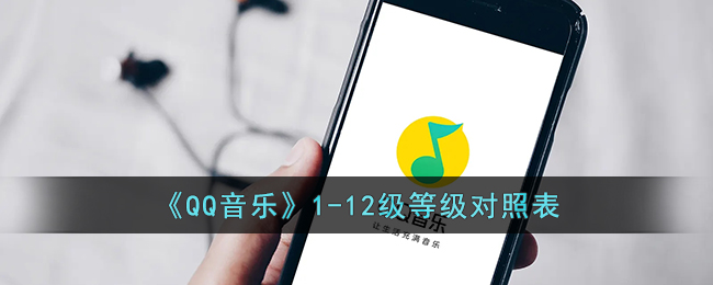 《QQ音乐》1-12级等级对照表