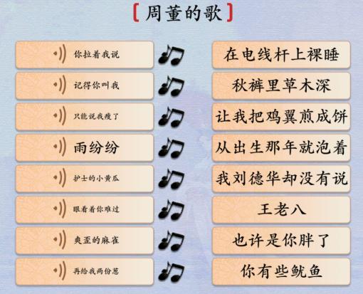 《汉字神操作》周董大串烧周董的歌通关攻略