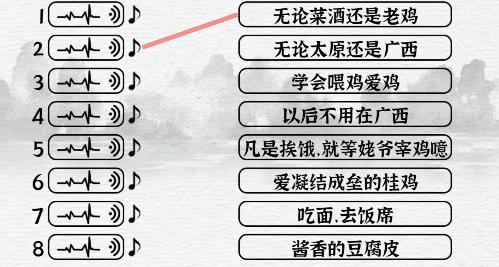 《一字一句》浪漫广西通关攻略