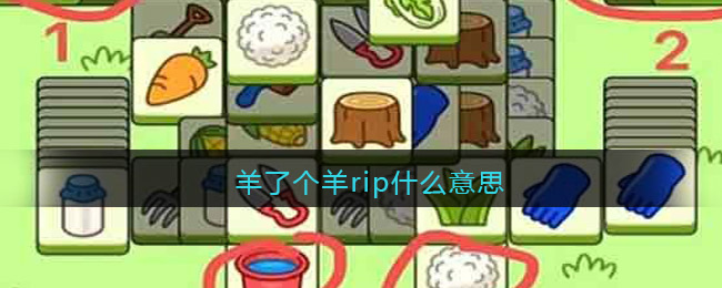 羊了个羊rip什么意思