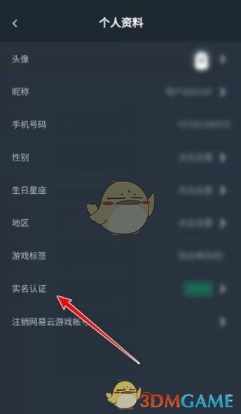 《网易云游戏》实名认证方法