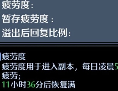 《诺亚之心》疲劳度获取方法