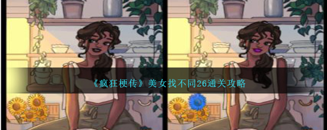 《疯狂梗传》美女找不同26通关攻略