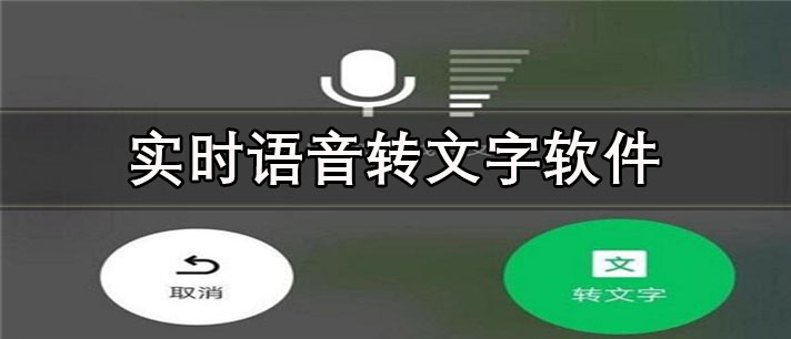 实时语音转文字软件